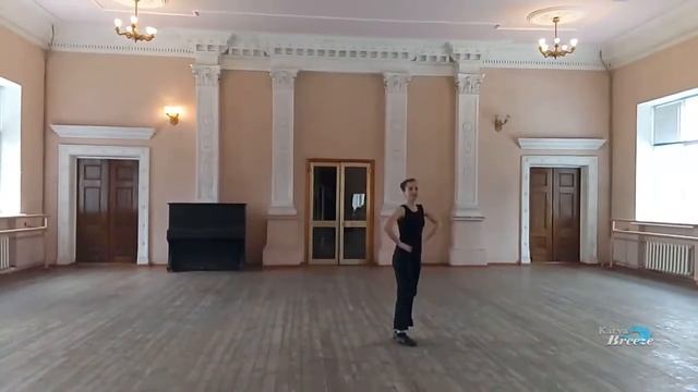 Урок народного танца - Верёвочка+припадание (середина) №2