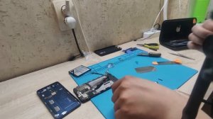 Разбор Meizu 8 АККУМУЛЯТОР