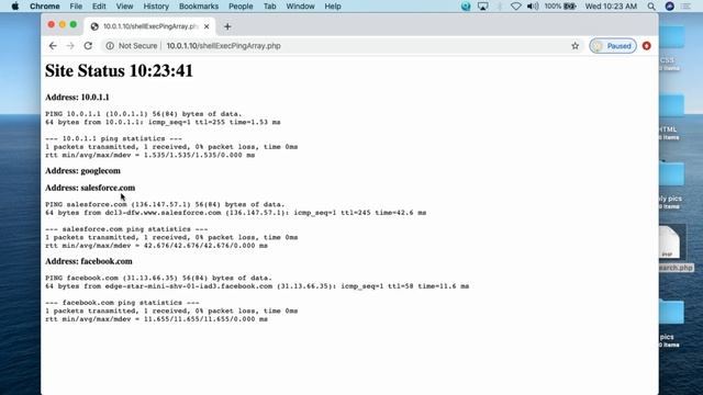 PHP Project - Simple Network Up Down Monitor (shell_exec) смотреть онлайн