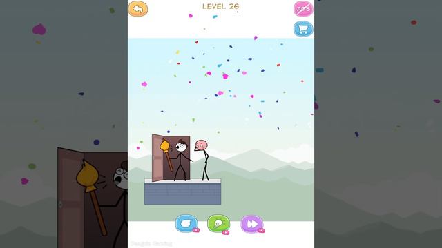 Mr Bounce - Funny Stickman Puzzle Game - All Levels - Gameplay Walkthrough смотреть онлайн