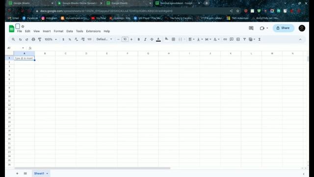 Introduction to Google sheets | Google Spreadsheet tutorial for beginners | Techno Logic
