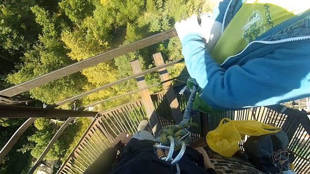 Прыжок с веревкой на чапаевке 27.07.2014 смотреть онлайн