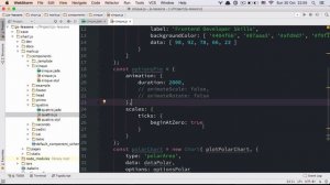 Chart.js - Создание лепестковой диаграммы