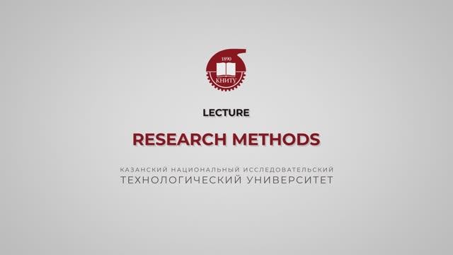 Research methods