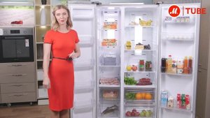 Видеообзор холодильника Side-by-Side Samsung RS57K4000SA, RS57K4000WW с экспертом «М.Видео»