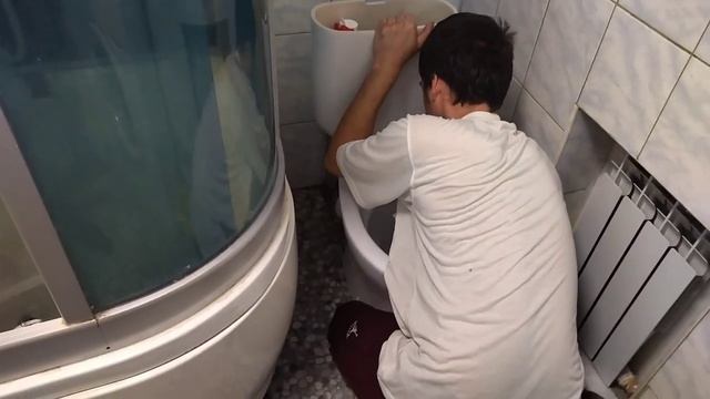 установка унитаза от и до, как собрать ремкомплект бочка смотреть онлайн