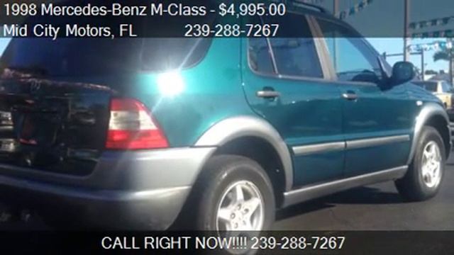 1998 Mercedes-Benz M-Class ML320 - for sale in Fort Myers , смотреть онлайн