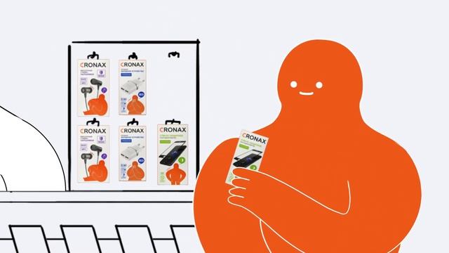 CRONAX Рекламный анимированный видеоролик. Рисованный ролик, 2D анимация, motion дизайн. смотреть онлайн
