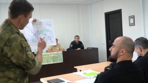 Занятия сотрудников ОВО по г.Грозный Управления вневедомственной охраны Росгвардии по ЧР