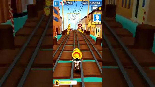 Subway surf 617 000 points. Прохождение игры Сабвей серф на телефоне. смотреть онлайн
