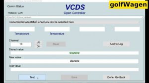 VW Golf 6 start stop disable coding