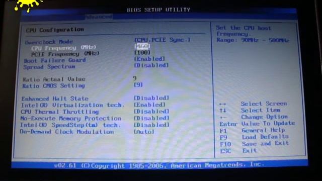 Разгон процессора E8400 в AMI Bios (3,0 - 4,13GHz) смотреть онлайн