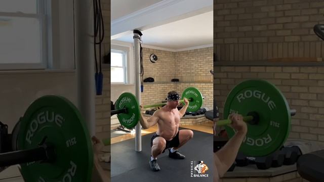 Elevator Squat with Snatch Grip Behind the Neck Shoulder Press смотреть онлайн