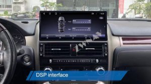 12.5" FOR LEXUS GX460 GX400 2010-2022 CAR MULTIMEDIA GPS PLAYER AUDIO RADIO STEREO DSP CARPLAY UNIT