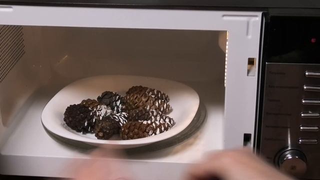 Как быстро раскрыть еловые шишки для поделок и декора