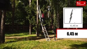 Обзор трехсекционной лестницы Эйфель Гранит 3х10