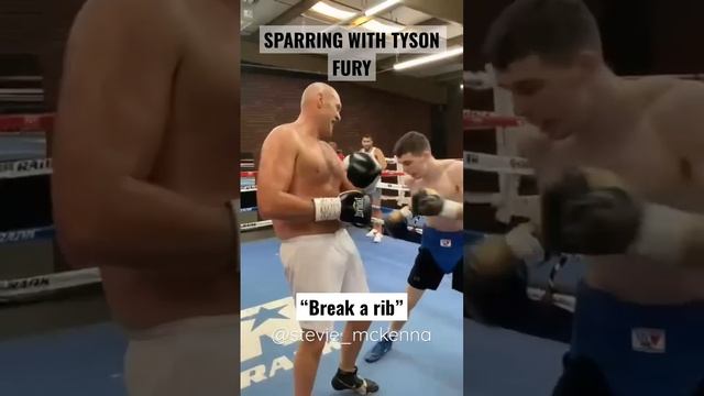 #steviemckenna Sparring with Heavyweight champion Tyson Fury  #tysonfury #fury #boxing #boxingnews