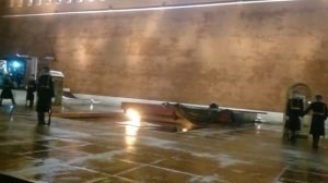 Неожиданно ! При смене Почётного караула у Вечного огня в Москве на Могиле Неизвестного Солдата