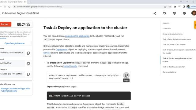 Kubernetes Engine: Qwik Start (GSP100) | Naman Garg смотреть онлайн