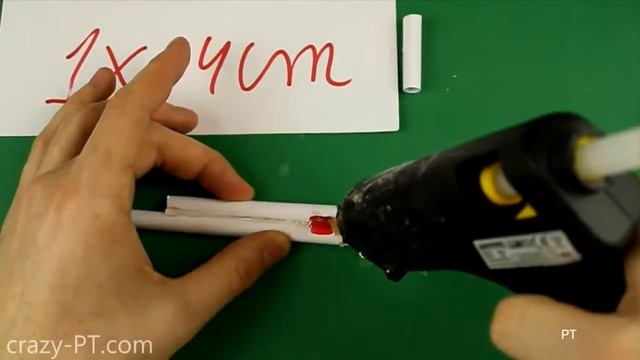 Как сделать пистолет из бумаги который стреляет   копия