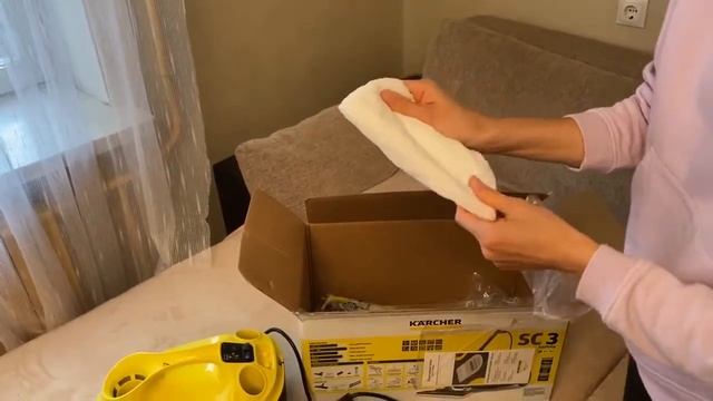 Распаковка — Пароочиститель Karcher SC 3 EasyFix