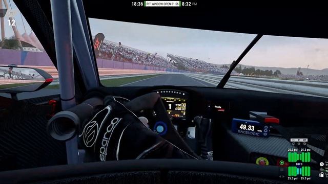 Assetto Corsa Competizione Career/Race 2 at Misano circuit (no commentary, just driving) смотреть онлайн