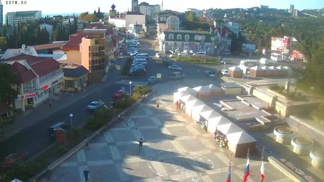 Вебкамера "Площадь Советская". Запись 16.09.2016 08:00:16 смотреть онлайн