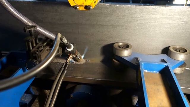 Линия сборки, сварки и правки балок смотреть онлайн