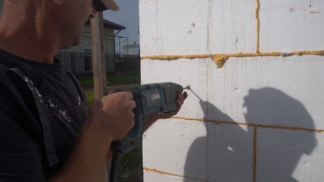 Итоги дня. Тест стены из термоблока на прочность. смотреть онлайн