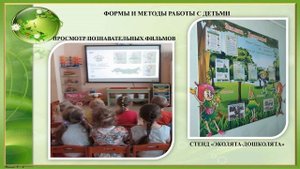 Опыт работы по экологическому воспитанию дошкольников по программе "Эколята - дошколята".