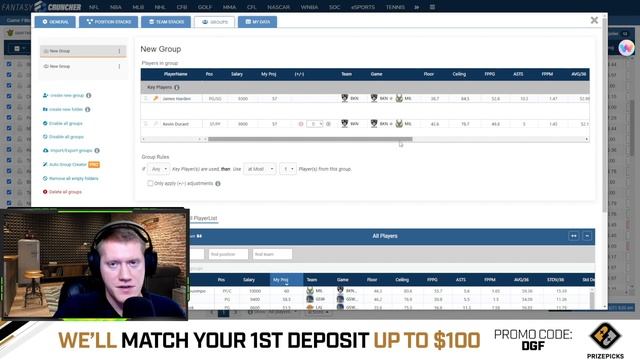 NBA DRAFTKINGS NBA STRATEGY GUIDE | HOW TO USE FANTASY CRUNCHER IN NBA DFS