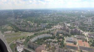 Беларусь/Полет над Минском на одномоторном самолете.