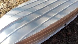 Лодка Вятка-Профи 32. Вид снизу.