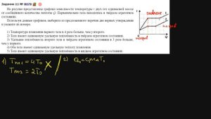 ЕГЭ Физика 2020.Нагрев тела Задание 11 #10