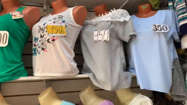 РЫНОК САДОВОД/ ДЕШЁВАЯ ЛЕТНЯЯ ОДЕЖДА от 100 рублей смотреть онлайн