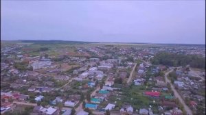 город Малмыж с высоты полета