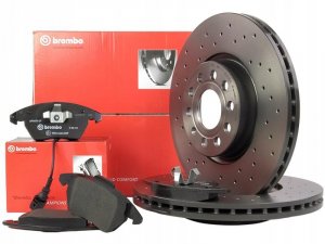 Замена СТОКОВЫХ тормозных дисков и колодок на продукцию BREMBO