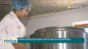 В Казахстане из коровьего молока производят кумыс