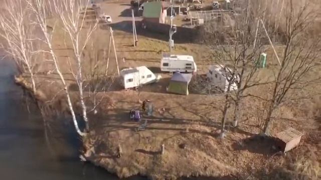 База отдыха "Запрудный" с высоты птичьего полета смотреть онлайн