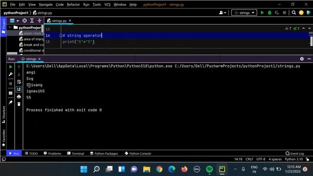 String in python | Python Basics | Part 14