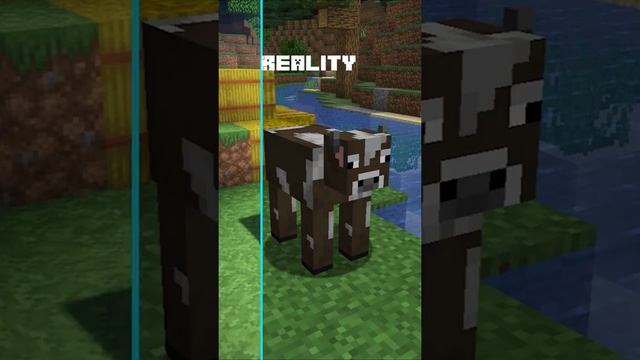 Realistic animals in Minecraft? Реалистичные животные в Майнкрафт #shorts смотреть онлайн