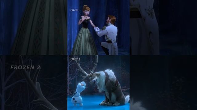 Олаф пересказывает всю историю Эльзы и Анны I Холодное сердце 2  #movie #shorts #frozen2