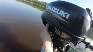 НОВЫЙ мотор suzuki 2.5 и лодка флинк NEW suzuki 2.5 engine