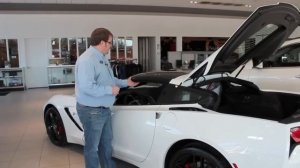 Removing the Targa Top on the 2014 Stingray Corvette at Bill Stasek Chevrolet