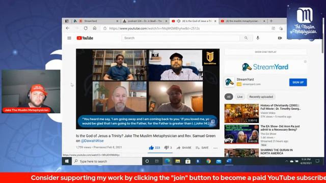 УИЛЬЯМ КРЕЙГ ЕРЕТИК ЧАСТЬ 2 I Джейк Бранкателла I Мусульманский Метафизик смотреть онлайн