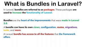 Bundles in Laravel | Bundles in Laravel: Everything You Need to Know | Laravel में Bundles क्या है?