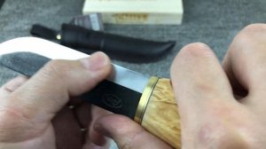 Нож "Puukko Kaato" W75 Carbon Steel Карельская береза 9699 от Ahti