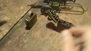 machine gun maxim scale 1/7(steel) пулемет максим масштаб 1/7