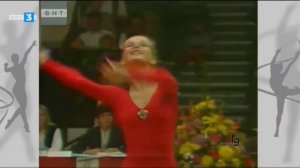 Dalia Kutkaite Ribbon AA European RG Championships Vienna 1984