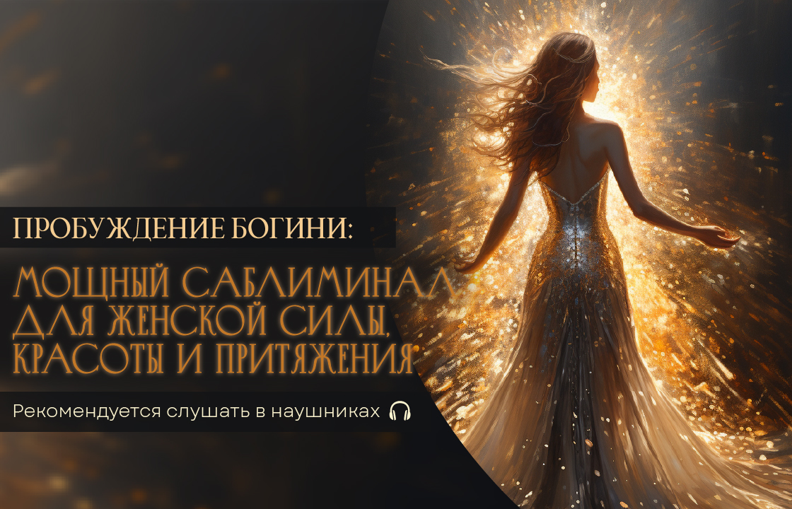 Сильный саблиминал ДЛЯ ЖЕНСКОЙ СИЛЫ (красоты и притяжения)??♀️???